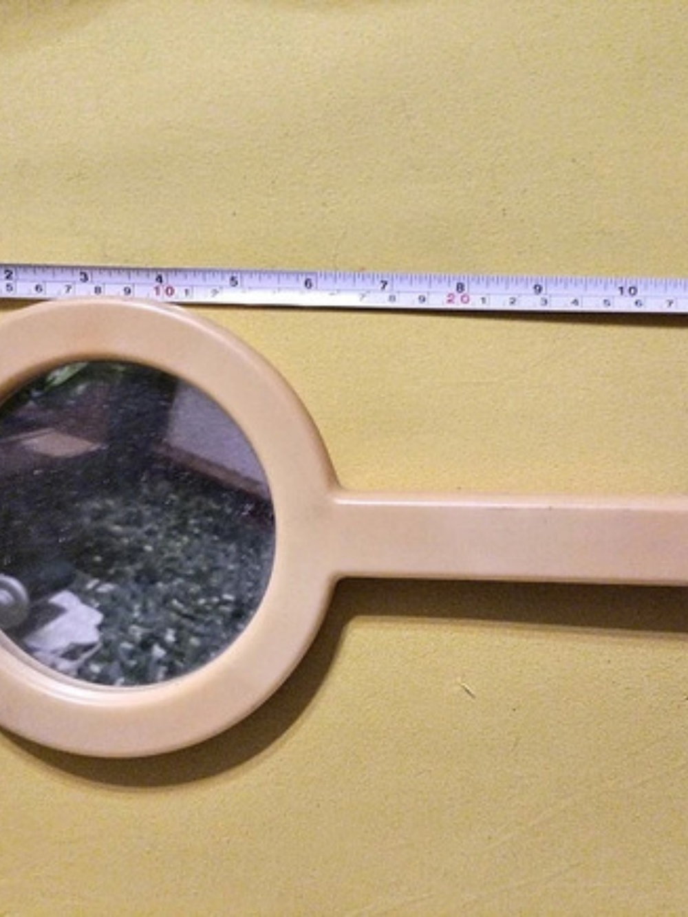 Cream Hand Mirror - Picture 2 of 2